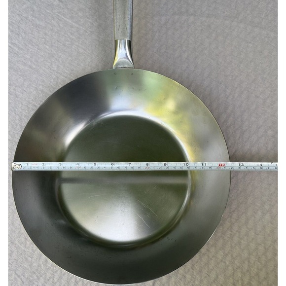 Vintage Large Revere Ware 12.5” Skillet Institutional /Patio Frying Pan Pre 1958 - Picture 9 of 16